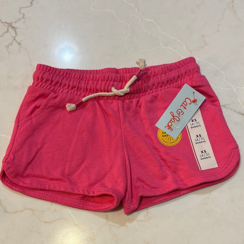 Cat & Jack Pineapple Tee and Pink Shorts Set Girl’s Size XS (4/5) NWT - Picture 2 of 5